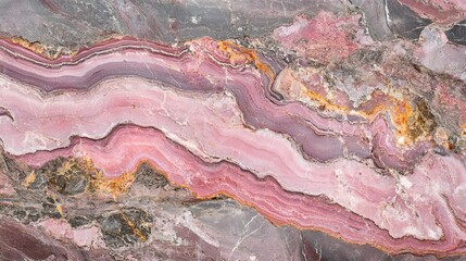 Poster - Abstract pink marble texture background for interior decoration showcasing smooth stone slab with natural patterns suitable for ceramic flooring.