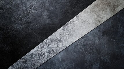 Poster - Textured Black and Silver Background with Empty Copyspace for Design and Creative Projects