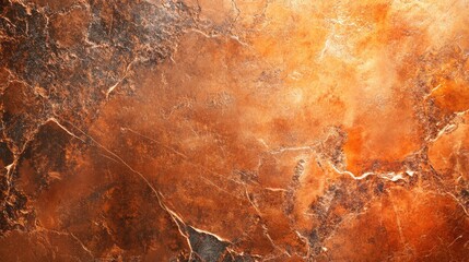 Poster - copper surface texture with marble pattern ideal for industrial background and design projects featu