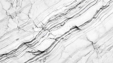 Aufkleber - Elegant White Striped Marble Texture for High Definition Background in Modern Interior Design and Architecture Applications