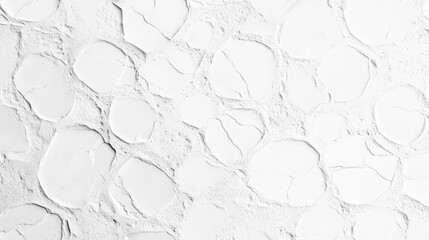Aufkleber - Textured white background showcasing a vintage and grungy natural cement or stone wall pattern ideal for retro design projects.