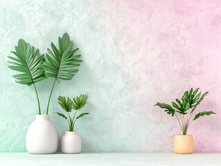 Poster - Elegant and modern pastel gradient design with a soft ethereal textured pattern and minimalist architectural elements showcasing a clean and polished visual aesthetic influenced by design principles