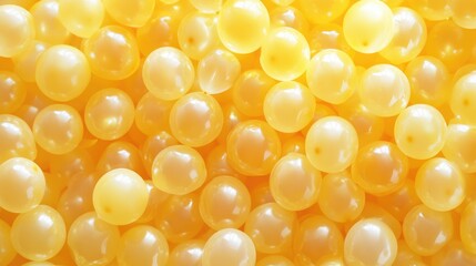 Poster - yellow balloon background for festive events and creative projects