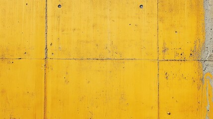 Poster - yellow concrete texture wall background for contemporary design and creative projects