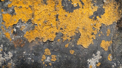 Poster - Yellow and Black Grunge Texture Background with Textured Surface for Design Projects and Creative Artwork Applications