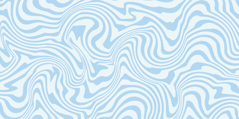 abstract background seamless pattern with colorful waves. trendy vector illustration in retro psyche