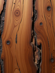 Poster - Exotic Wood Panel Texture Features A Distinctive Tiger Tree Pattern With Unique Characteristics And Aesthetic Appeal Every Time. 00003
