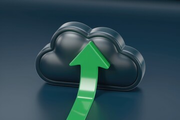 Aufkleber - Upload data to the cloud for secure storage and easy access.