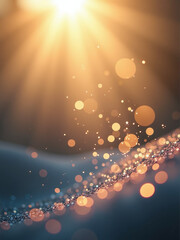 Poster - Create A Soft Focus Effect By Layering Glitter And Bokeh Elements Over A Subtle Abstract Background Of Natural Sunlight. 00001