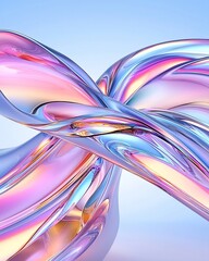 Poster - Captivating Prismatic Kaleidoscopic Abstract Design with Ethereal Fluid Forms and Hypnotic Motifs  Vibrant jewel toned palette intricate prismatic textures and a dynamic