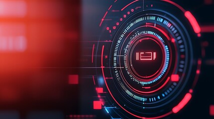 Poster - Abstract Swirling Vortex of Binary Code and Geometric Patterns in Futuristic Digital Design Representing Data Visualization and Technology Concepts