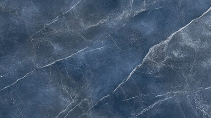 Poster - Elegant Dark Marble Texture with Organic Veins and Subtle Patterns