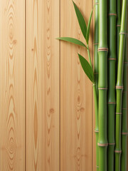 Aufkleber - Bamboo Wood Grain Texture Adds An Organic Touch To A Modern Abstract Background Design Concept. 00003