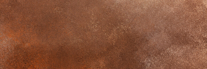 Poster - Abstract red rust brown background with a subtle texture, perfect for adding copy space and elegant design elements, top view, copy space, banner