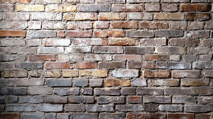 Poster - Rustic Interior with Old Brick Walls and Soft Background Lighting