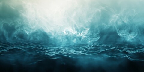 Leinwandbilder - Abstract water background featuring a subtle vignette effect, creating a captivating atmosphere that enhances the beauty of abstract water imagery and invites visual exploration.