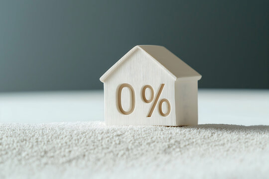 a small model house with the number 