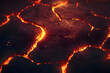 © Asif - A fiery red lava texture with intricate cracks and glowing veins, perfect for creating heat effects in game art or digital design projects