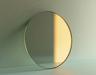 Wall Mural - Oval Mirror Reflection