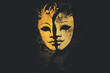 © ivlianna - Creative logo design for a theater company showcasing theatrical masks in a unique art style