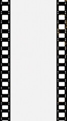 Poster - Blank film strip frame adding own photos text Nostalgic vintage feel