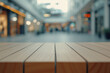 © Ahmad - Wooden top table with mall in background