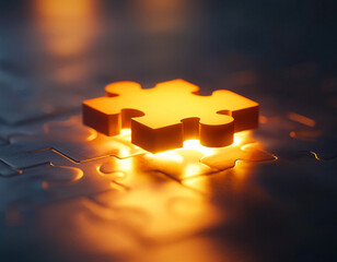 Sticker - Glowing Puzzle Piece