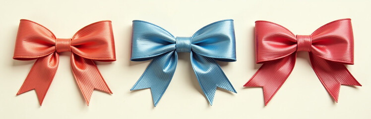 Aufkleber - A Set Of Colorful Ribbons In A Vintage Style Design That Adds A Touch Of Nostalgia To Any Outfit Or Accessory. 00002
