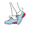 © Waliul - tap shoes vector icon, dance day vector illustration - simple illustration of tap shoes perfect for logos, and dance day-themed designs.