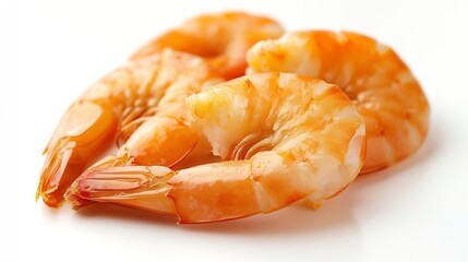 Poster - Fresh cooked shrimp with vibrant colors providing delicious seafood cuisine at its best : Generative AI
