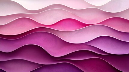 Wall Mural - Dreamy Waves in Pink and Purple Gradient Texture with Detail