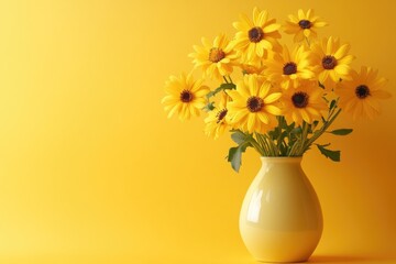 Wall Mural - Yellow flower arrangement