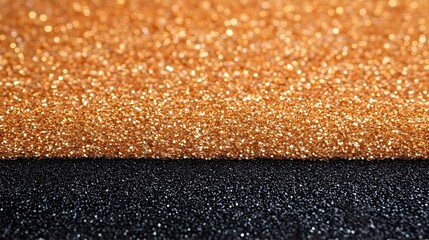 Wall Mural - Rich Golden Glitter Background with Glamorous Effect and Detail
