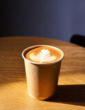 Café en vaso descartable