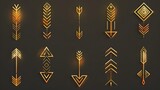arrow vector icon set collection diffrent arrow signs
