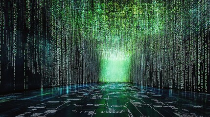 Poster - Dynamic Data Visualization Concept in Digital Space Environment