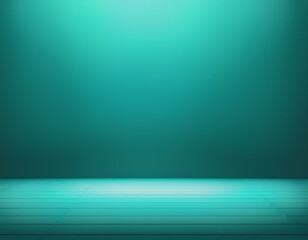Wall Mural - blue empty room studio gradient used for background and display your product