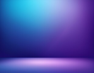 Wall Mural - blue empty room studio gradient used for background and display your product