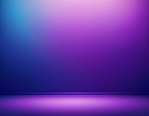 Wall Mural - blue empty room studio gradient used for background and display your product