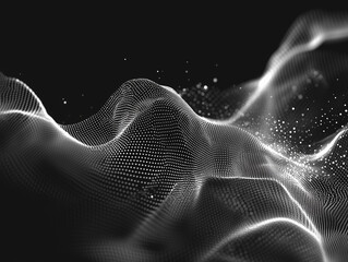 Fototapete - Abstract technology big data background concept.