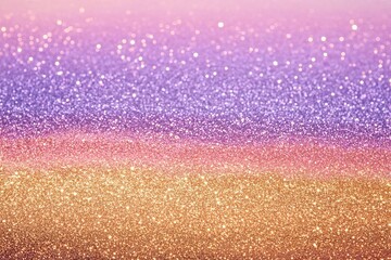 Poster - Elegant shimmering gradient background in shades of pink, lavender, and gold with a touch of sparkle for festive designs and promotions