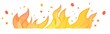 © wernerimages - A tranquil interpretation of flames, presented in soft yellow and orange hues flowing gracefully, creating a peaceful representation of warmth and comfort in a gentle manner.