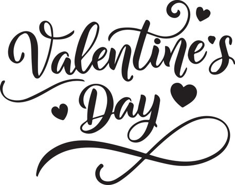 Love in Line and Shadow Valentine Typography