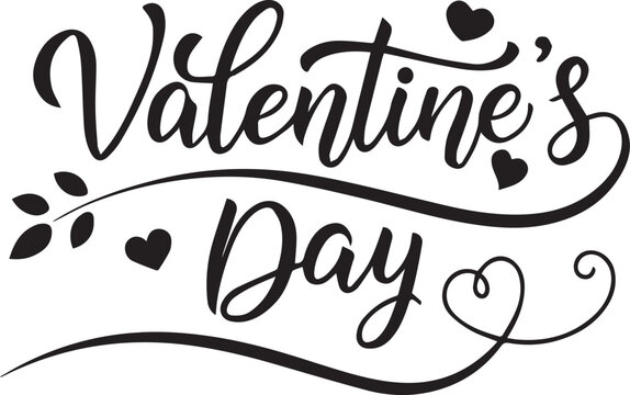 Love in Line and Shadow Valentine Typography