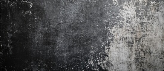 Poster - Abstract Dark Gray and White Concrete Wall Texture with Space for Text Ideal for Backgrounds and Design Projects