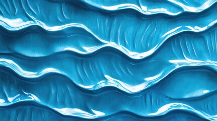 Poster - Aerial View of Lush Blue Rippling Water Surface with Space for Text Overlay in a Serene Natural Setting