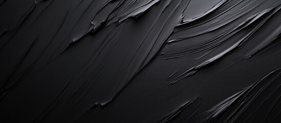 Poster - Dark abstract texture background featuring sweeping strokes and ample space for text or design elements in a minimalist style.