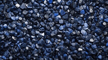 Poster - Dark Blue Perlite Bubble Texture for Background Design and Abstract Artwork Use in Digital and Print Media