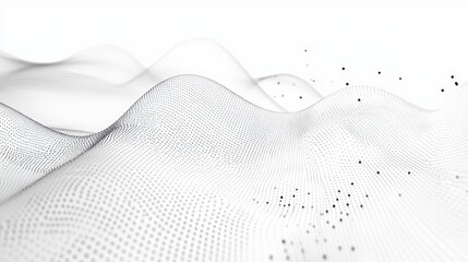 Poster - Abstract Curved Wave Form Background for Modern Technology and Digital Innovation