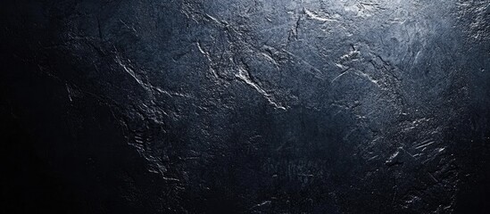 Poster - Elegant dark textured background with chiaroscuro gradients ideal for showcasing text or design elements in a professional setting